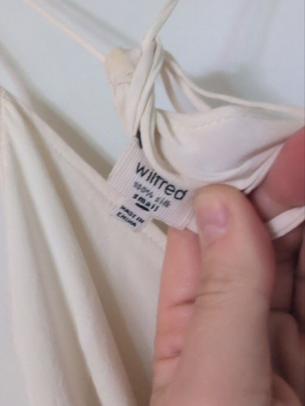 Ivory Ruffled Spaghetti Strap Top - Picture 2 of 3
